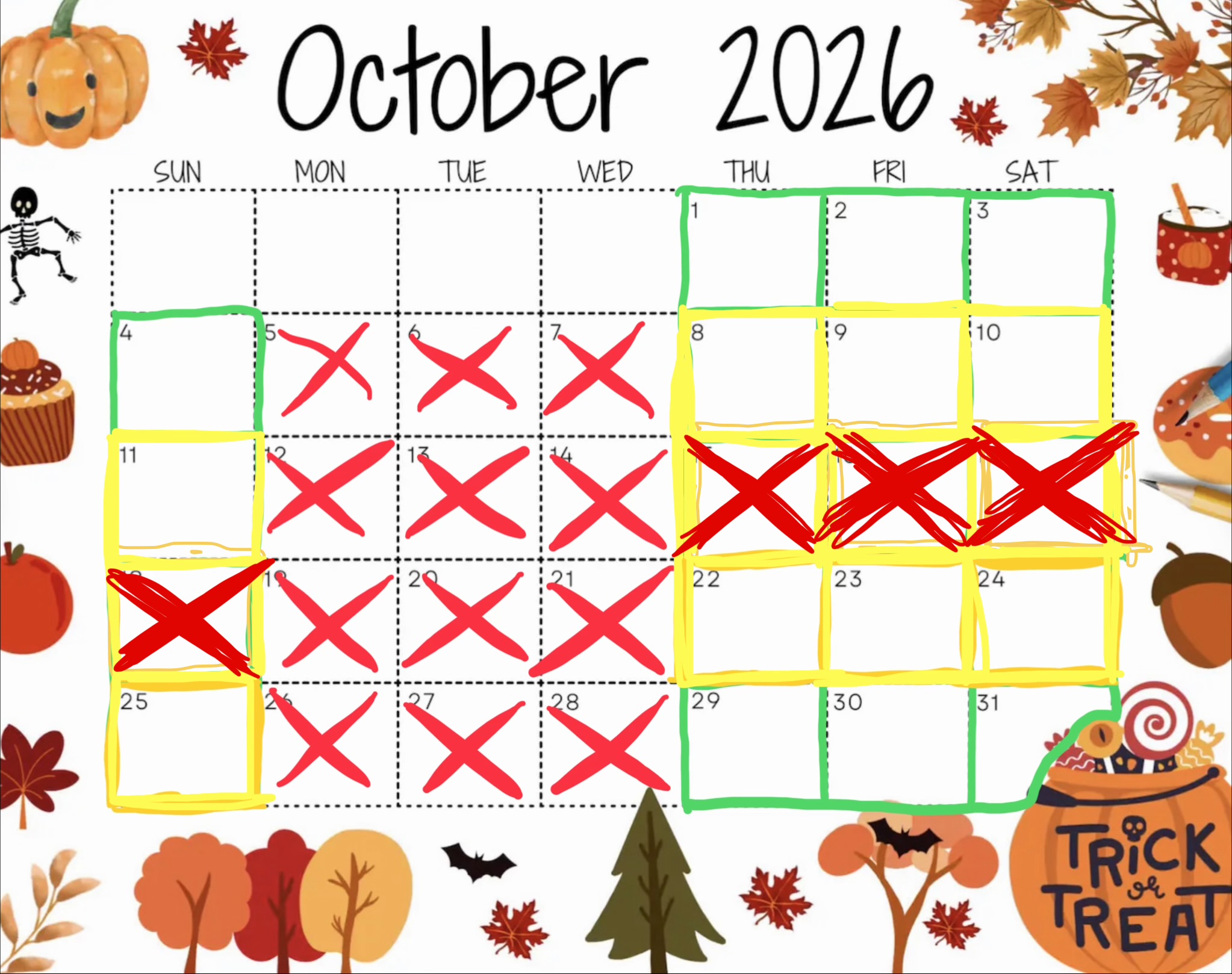 October 2026 availability 