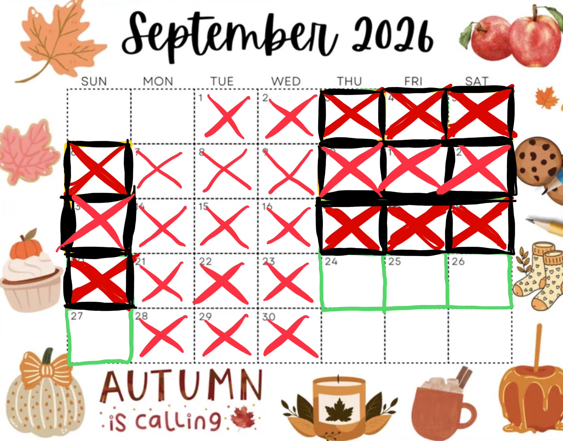 September 2026 Availability